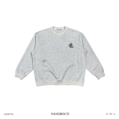 A29170 - A sweater bo tay&lai thêu What you