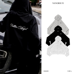 K3229-Áo khoác thêu Fallen Angel