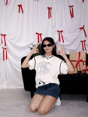 A29152 - A thun phối bo dệt sọc in nơ For we