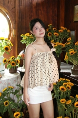 A29969- Áo 2 dây chấm bi