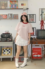 V4128- 	Váy ngắn 3 tầng
