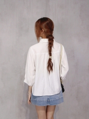 A29188 - A smi xếp li phối bèo ngực