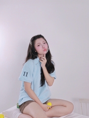 A29974 - Áo thun Polo form vừa thêu Confidence