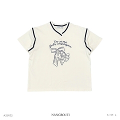 A29152 - A thun phối bo dệt sọc in nơ For we