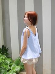A29810 - Áo cổ V dây xoắn rã giữa