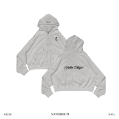 K3229-Áo khoác thêu Fallen Angel