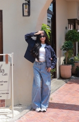 Q9792-Q Culottes J túi dọc rã trước