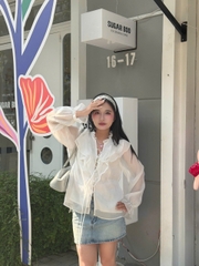 A29529 - A kiểu TD cổ bèo nút bọc