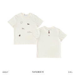 A28517- A thun TN cổ tròn 2606 in cún When