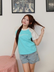 A29893 - Áo babytee raglan thêu Midas Touch