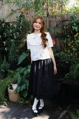 V4009 - V dài lưng thun bèo rút dây