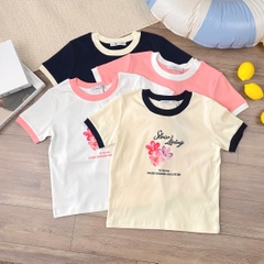 A29692 - A thun Crop phối viền in hoa Slow living