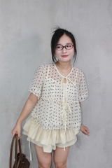 A28571 - A babydoll 2 món kèm áo 2 dây