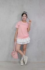 V4085 - 	V ngắn 2 tầng kèm dây lưng