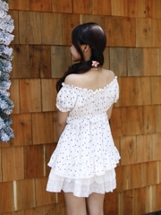 A28962 - A kiểu smocking ren lai