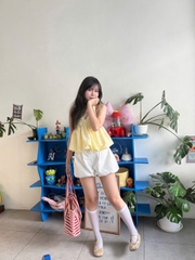 A29684 - A cổ yếm lai bí buộc nơ chấm bi