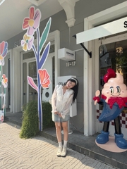 A29529 - A kiểu TD cổ bèo nút bọc