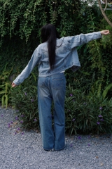 K3237 - K J 2 nắp túi giả xếp 4 li