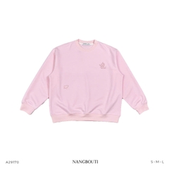 A29170 - A sweater bo tay&lai thêu What you