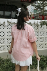 A29077 - A smi phối cổ xăn tay thêu Lit