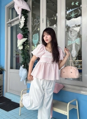 A29673- A babydoll TN phối ren