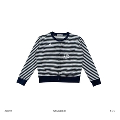 A29202 - A Cardigan sọc thêu Angel