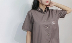 A28743 - A smi cổ sen TN 1 túi thêu Pink