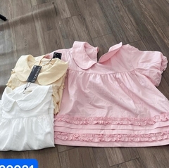A29921- Áo babydoll cổ sen bèo lai