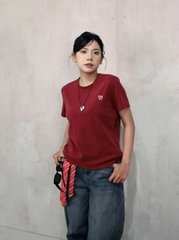 A29422 - A babytee thêu trái tim