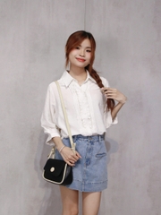 A29188 - A smi xếp li phối bèo ngực