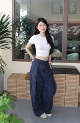 Q9885- 	Quần dài nhấn li trước