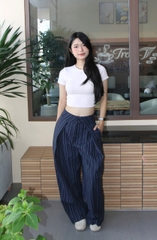 Q9885- 	Quần dài nhấn li trước