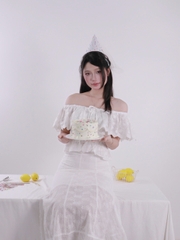A29966 -Áo kiểu trễ vai smocking