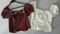 A29520 - A kiểu cổ bẻ phối ren