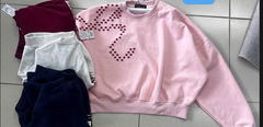 A30040- Áo nỉ sweaterin Santa baby