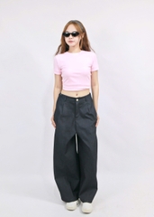 Q9813- 	Q kaki ống cong xếp li