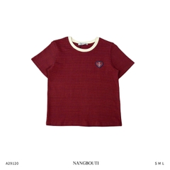 A29120 - A thun sọc thêu trái tim