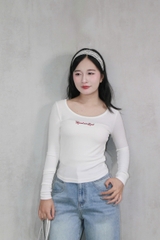 A29447 - A thun gân TD lai bầu thêu Bloom