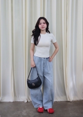 Q9914- 	Quần Jean lưng thun rã TT