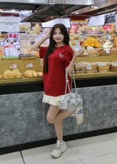 A29412 - A thun TN cổ tròn thêu Dandelion