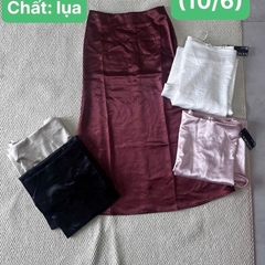 V4117 - Váy lụa dài đuôi cá