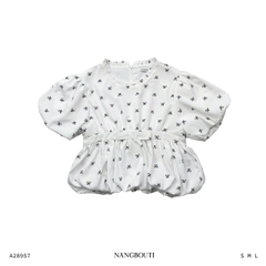 A28957 - A bí tay búp cổ bèo đính nơ