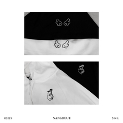 K3229-Áo khoác thêu Fallen Angel