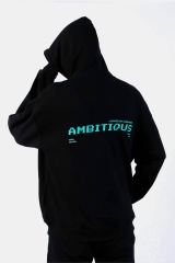 A24833 - A hoodie nam 1010 in & thêu Ambitious