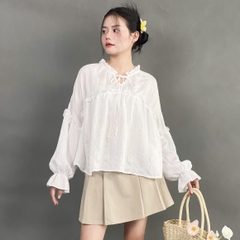 A25401 - A babydoll TD buộc nơ cổ