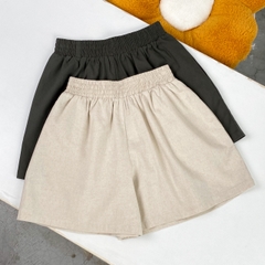 S3203 - 	S short linen lưng thun