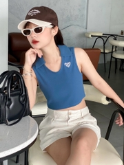S3188 - S vải nhấn li túi xéo