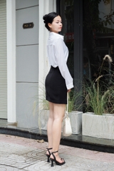 V3385 - V váy 2 túi 2 lớp