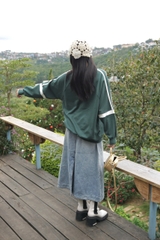 V3550 - V váy J dài lai to