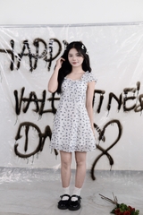 D8571 - D 2 dây dún bèo buộc nơ ngực